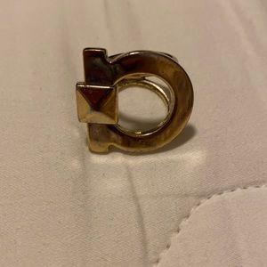 Salvatore ferragamo scarf ring